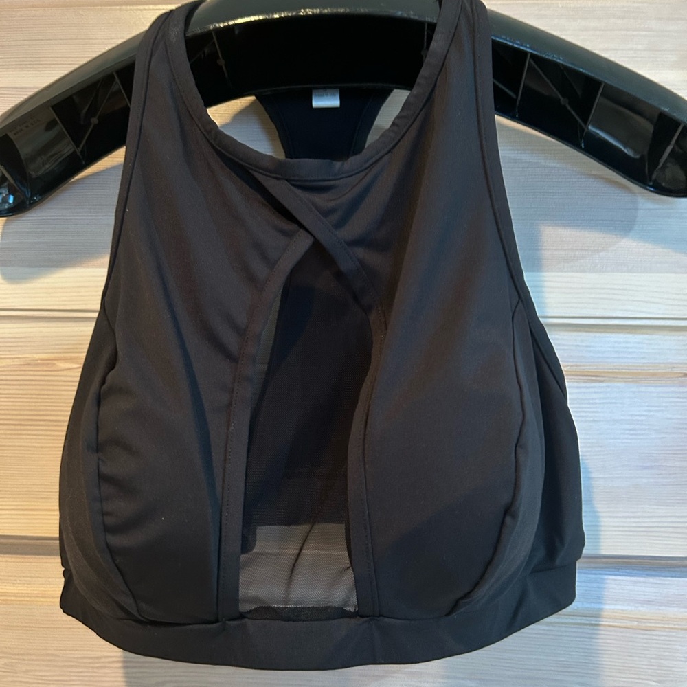 Cosabella Bisou High Neck Top size large, black